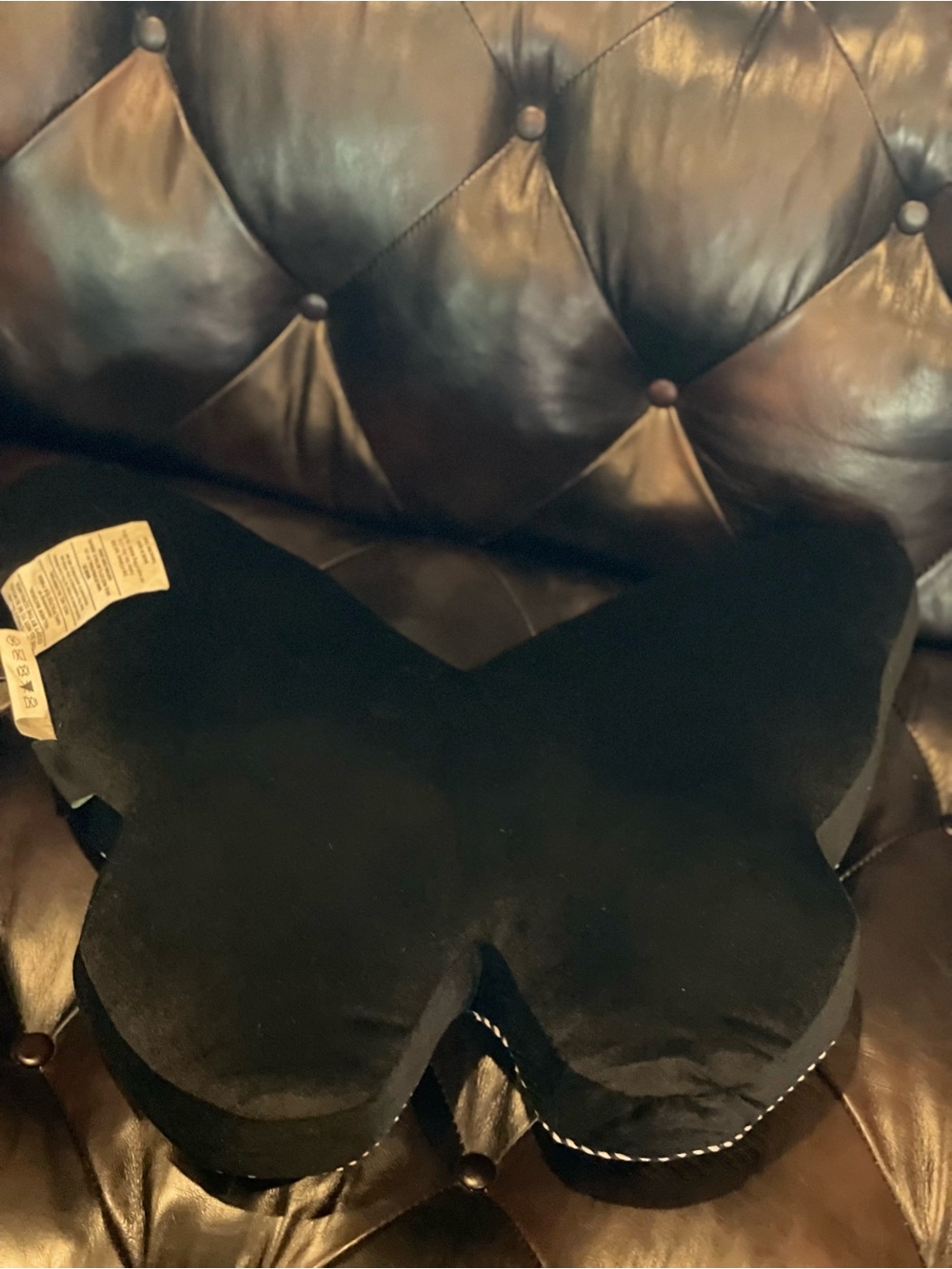 CYNTHIA ROWLEY NWT Butterfly Shaped Embroidered Celestial Accent Throw Pillow - Picture 5 of 14